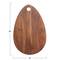 Hello Honey® 20" Natural Oblong Acacia Wood Charcuterie or Cutting Board with Handle